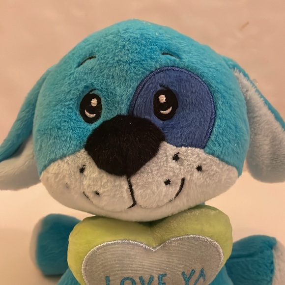 Dan Dee collection 8”  blue puppy stuffed plush animal. For 3 years up - Picture 13 of 17